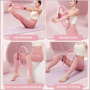 💕HOT💕Magic Fitness Ring Pilates Circle Yoga Resistance Ring Yoga Circle Fitness Equipment魔力健身环普拉提圈瑜伽阻力环
