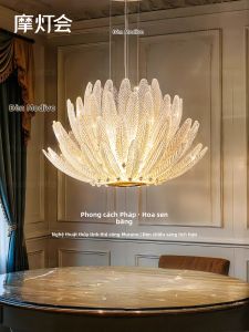 FANCY LAMP CLUB | Luxury Designer Ice Lotus Chandelier