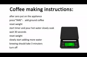 kitchen Weighing Scale Electronic Scales Digital Scale LCD Coffee Scale Food Scale Electronic Kitchen Scale