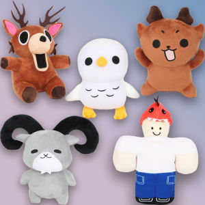 ตุ๊กตาสัตว์ป่ากวาง 99 คืนในป่า ของเล่นตุ๊กตาสัตว์น่ารัก ของตกแต่งโต๊ะทำงาน สินค้าเสริมเกม ของขวัญสำหรับเพื่อน