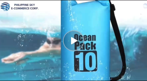 SKY E-COMMERCE CO.Ltd COD Outdoor portable PVC waterproof fabric dry storage bag shoulder backpack hiking backpack