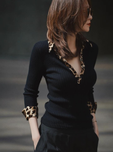 DANTING | Soft Elegant French Unique Sweater Knitwear