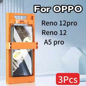 3Pcs Ceramic Film Screen Protector For OPPO Reno 12 Pro A15 Pro Reno12 No Dust Positioning Kit Not Tempered Glass