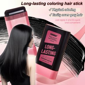 Long-lasting hair styling stick No damage to hair Disposable hair dye Emergency cover for gray hair