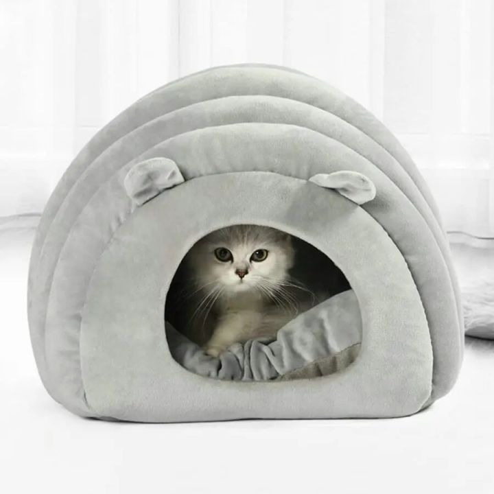 Caterpillar Shaped Plush House Pet Bed Soft Washable Cushion Bed for ...