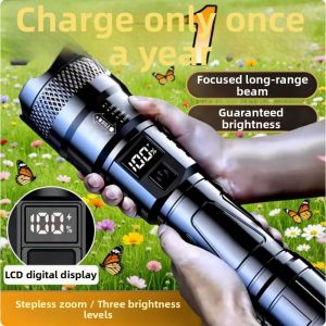 BAIXITANG | Ultra-bright Far-reaching Portable Zoom Long-lasting Durable Flashlight