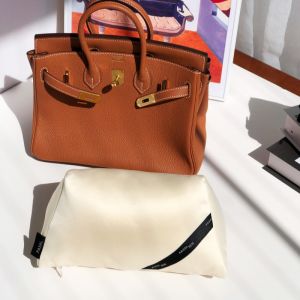 กระเป๋าสตางค์หนังนิ่มป้องกันความชื้น Birkin25/30/35 Platinum 35 ด้านหลังแบบอ่อนนุ่ม กระเป๋าสตางค์แบบอเนกประสงค์สำหรับผู้ชายและผู้หญิง