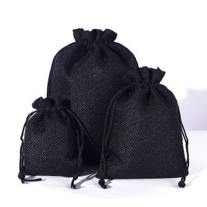10PCS/40PCS 20 Colors Jute Hessian Gift Bag with Drawstrings-Premium Quality Burlap Hemp Bag for Jewelry Cosmetic and Wedding