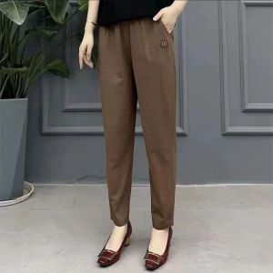QIAOXIZI | Cotton Linen Loose Harem Pants