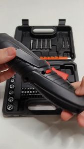 Electric screwdriver 3.6v mini rechargeable 1300MA multi-functional lithium battery screwdriver with accessories household set DLSD003.6