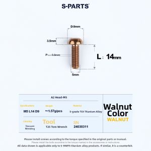s-parts | Titanium Fixing Spacer Washer