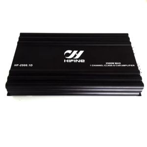 2500w Hifine Class-D Amplifier with 10-12 Inch Subwoofer and Aluminum Metal Housing - Sound Quality and Affordable Pricing - HF-2500.1D