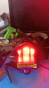 Santo youngky custom projects stoplamp Running Jupiter MX 8/10Mode