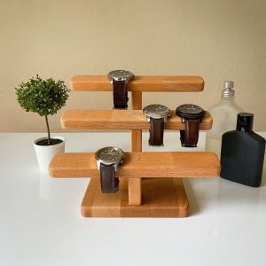 Wooden Watch stand / Minimalis Wooden Watch Holder /Dudukan Jam Tangan Kayu Minimalis