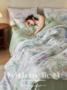 SHAYA | Summer Rayon Silk-like Sliding Sensation Luxury Four-Piece Bedding Set