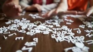 25cm Felt Letter Board Set Letter Board Baby Newborn Papan Nama Huruf Papan Nama Bayi