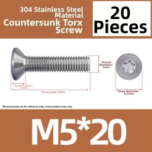 OPPU | Flat Head Stainless Steel Screw