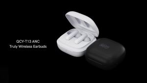 QCY T13 ANC Active Noise Cancelling Wireless Earbuds Bluetooth 5.3 Headphones 4 Mics ENC Clear Calls Earphones 30H Playtime IPX5