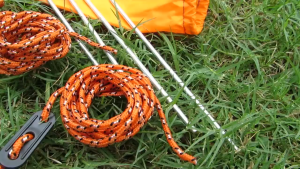 7.1" Camping Hiking Steel Galvanized Zinc Iron Pegs Tent Nails With Hook 1pc (Flat Head Round Head)