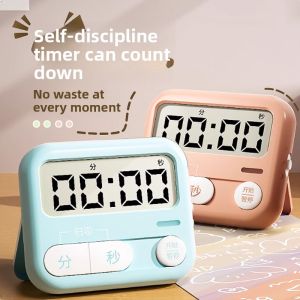 MONLEYTA | Electronic Timer Childrens Learning Self-Discipline Reminder Alarm Clock Absorption Two-Purpose For Homework And Study