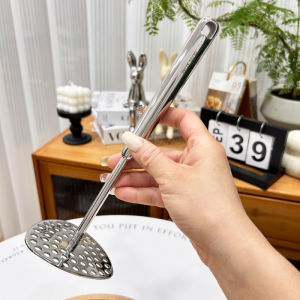18/10 Stainless Steel Potato Masher Food Processor Baby Food Grinding Tool Kitchen Utensils Hand Operated Mud Press