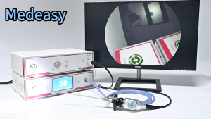 80W Medical Endoscope Led Cold Light Source with Fiber Optical Cable for Endoscopy Surgery，Medical LED Light Source