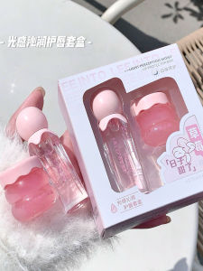 ชุดครีมลิปและมอยส์เจอร์ไรเซอร์ลิป ช่วยลดรอยหิมะและรอยเลอะเทอะ บำรุงลิปสำหรับผู้หญิง ช่วยให้ลิปมีน้ำและทนทานต่อการแห้งและร้าว