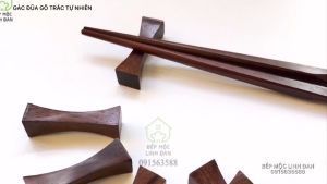 [FREESHIP MAX]Gác đũa gỗ trắc tự nhiên siêu sạch tiện dụng_Bộ 10 chiếc [CTL740T]