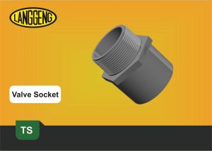 Langgeng Valve Socket TS-D 3/4" - Fitting PVC