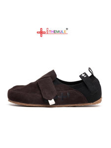 THEMULE | Ugly Chic Loafers Suede Round Toe Wide Fit