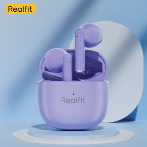 RealFit F1 Wireless Bluetooth Earphones Half-In-Ear Sports Gaming Low Latency High Sound Quality for Students