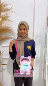 Tas Selempang Labubu Dompet Karakter Wanita