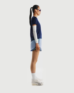 Nike Miler Womens Short-Sleeve Running Top - Midnight Navy [AJ8122-410]