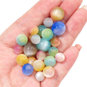 Nhựa handmade mèo hạt mắt Vòng hạt đệm rời cho hoa tai vòng cổ vòng tay DIY làm đồ trang sức phụ kiện móc khóa