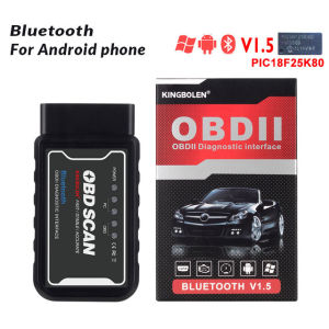 OBD II KINGBOLEN Car Diagnostic OBD2 ELM327 V1.5 Scan PIC1825k80 Bluetooth Wifi Scanner Reader iPhone Android Torque iOS
