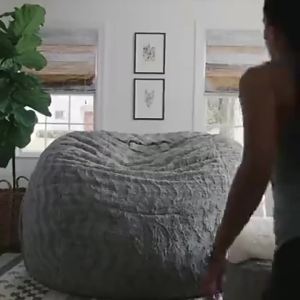 Comfy Living Room Bean Bag Chair for 2-3 People