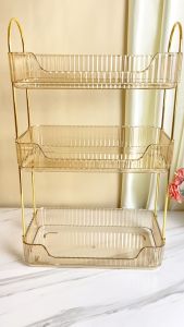 NexXio Rak Tingkat Serbaguna Tempat Kosmetik 2 & 3 Tingkat Rak Penyimpanan Rumah Tangga Multifungsi