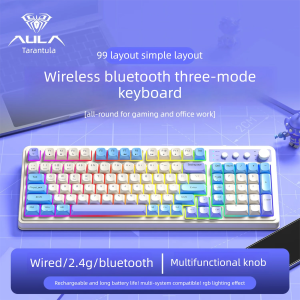 AULA | Bluetooth Wireless Keyboard for Gaming and Office Rechargeable