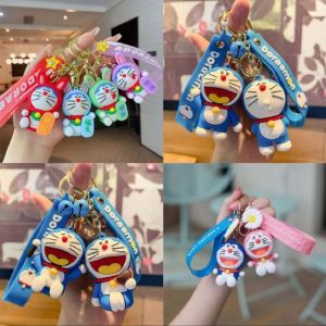 MURAH KEYCHAIN GANTUNGAN KUNCI DORAEMON / GANTUNGAN KUNCI IMPORT DORAEMON LUCU KARET
