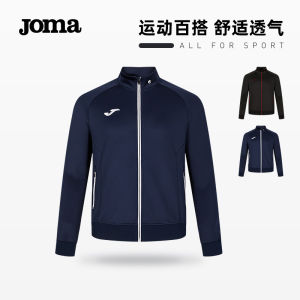 Joma Mens Knitted Zipper Jacket Spring Summer New Fashion Comfortable Loose Breathable Sporty Top Open Cardigan Style