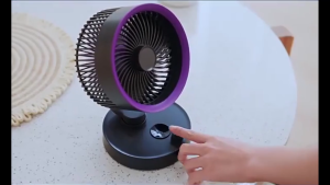 100 Speed Auto Oscillation Desktop Fan High Battery Capacity Table USB Fan