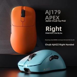Chuột Chơi Game Không Dây AJAZZ AJ179 APEX PAW3950 RGB 30000DPI 8Khz Thiết Kế Công Thái Học Dành Cho Tay Phải Với Đế Sạc Từ Tính