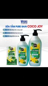 Sữa tắm kháng khuẩn và dưỡng ẩm hương nước hoa Cocojoy Pure Rain chiết xuất hoa lan Vanilla Lavender hương cam 6g 500g 900g - Đồ dùng nhà tắm VDG