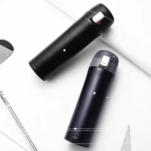 กระบอกน้ำสูญญากาศ ขวดน้ำ สแตนเลส 500 ml กระบอกน้ำเก็บอุณหภูมิร้อน-เย็น กระติกน้ำ กระบอกน้ำ เเต่งลายข้างน่ารัก กระติกน้ำสูญญากาศ กระติก