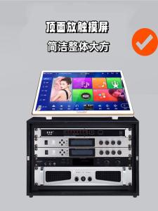Jiesheng New Arrival Stage KTV Card Holder Network Audio and Video Equipment Power Amplifier Cabinet Movable Wooden Power Amplifier Shelf