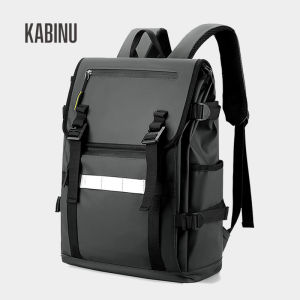 Casual Outdoor Oxford Cloth Backpack Reflective Strip Computer Bag Simple Style Double Shoulder Bag for Middle School Students