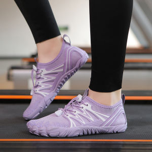 Indoor Fitness Sneakers for Men and Women - Soft Sole Aerobic Exercise Anti-Slip Yoga Running Machine Training Shoes