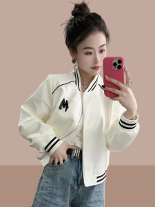 Shalldoer | Women Short Sleeve Baseball Jacket Casual Sport