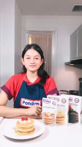 Tepung Kue / Baking Flour Premix Pondan Pancake 250 Gr Rasa Cheese Original Chocolate Whip Cream 150 Gr