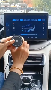 MeeGoo Car Magnetic Wireless charger 15W Phone Holder Bracket 360º Rotation Wireless Charging Vacuum Sucker